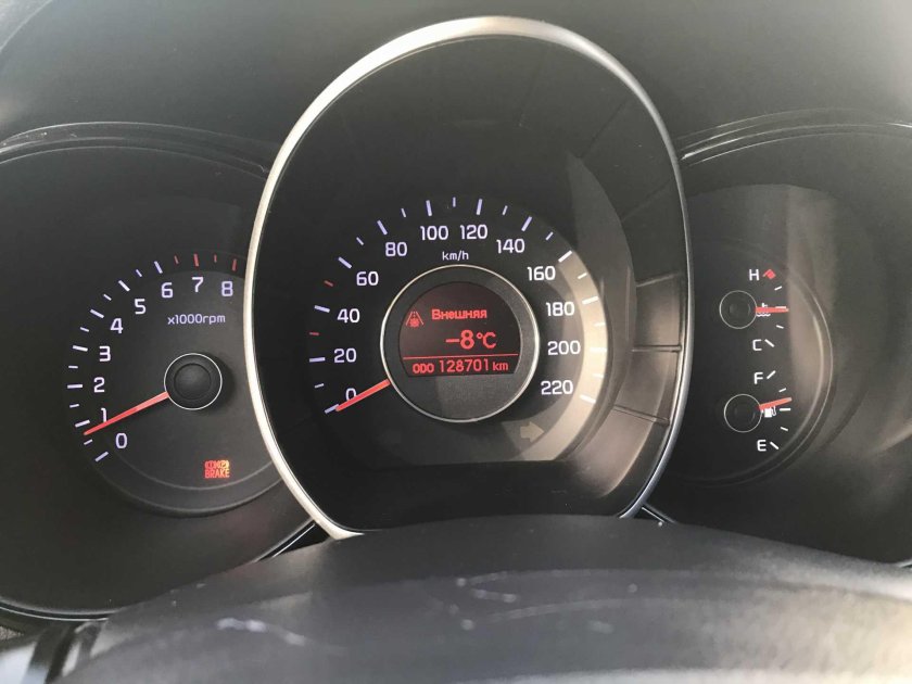 Приборная панель Kia Rio 2013