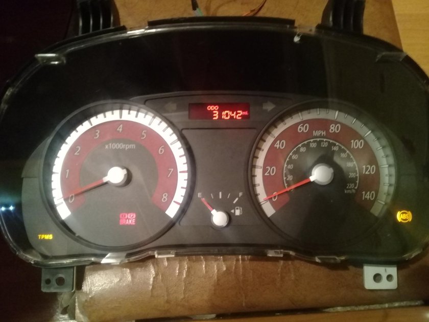 Kia Rio 2010 приборная панель