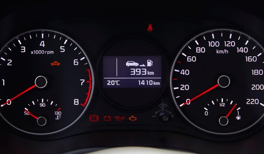 Киа Пиканто панель приборов