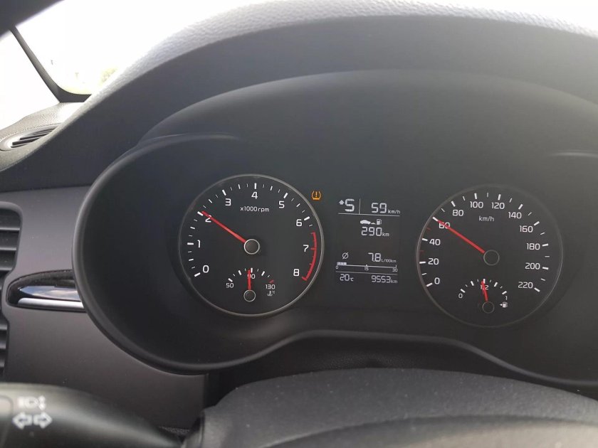 Приборная панельkia Rio x line