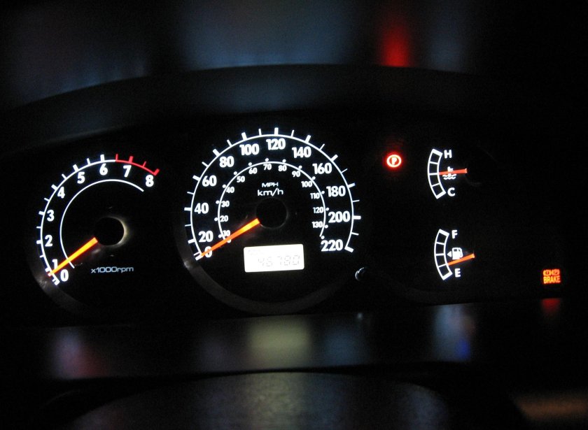 Приборная панель Киа спектра 2007 индикаторы