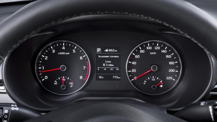 Приборка Kia Rio 4