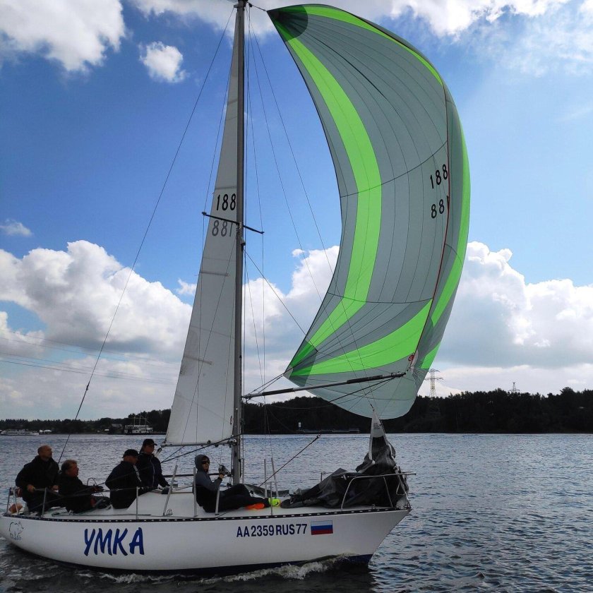 Яхтинг на Клязьминском водохранилище