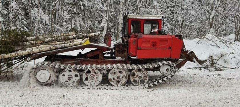 Трелевочный трактор ТДТ 100