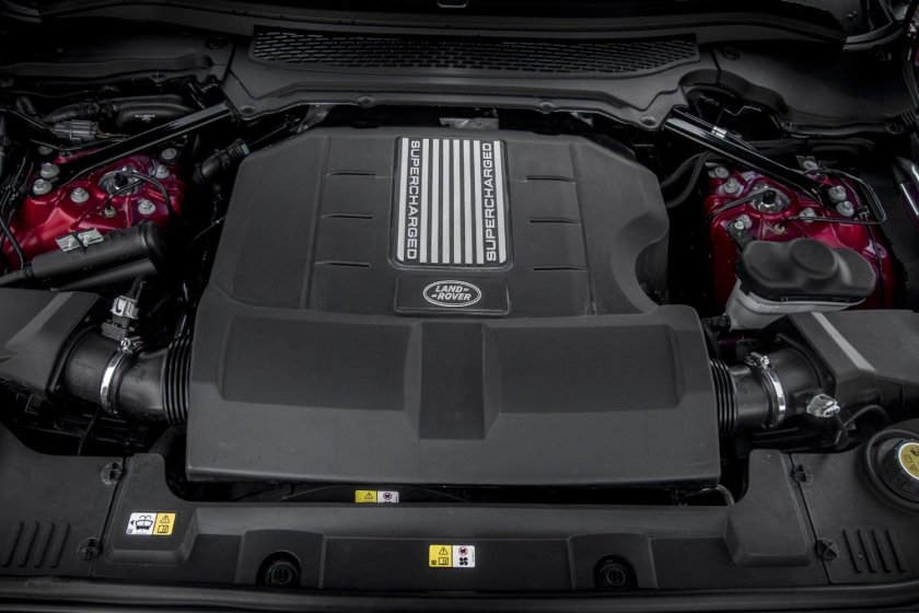 Range Rover 5,0 engine