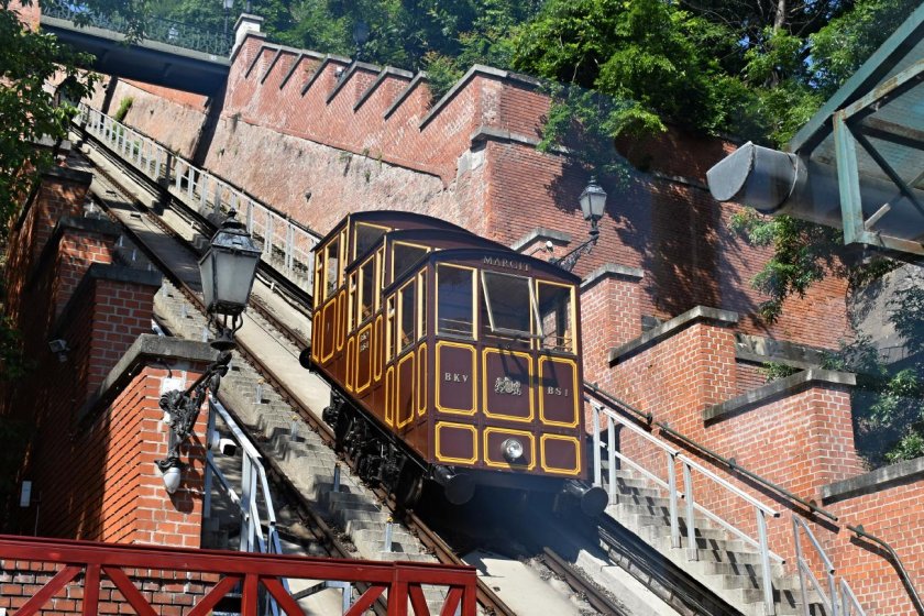 Budapest castle hill funicular