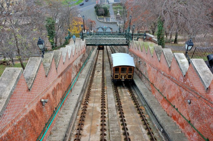 Budapest castle hill funicular