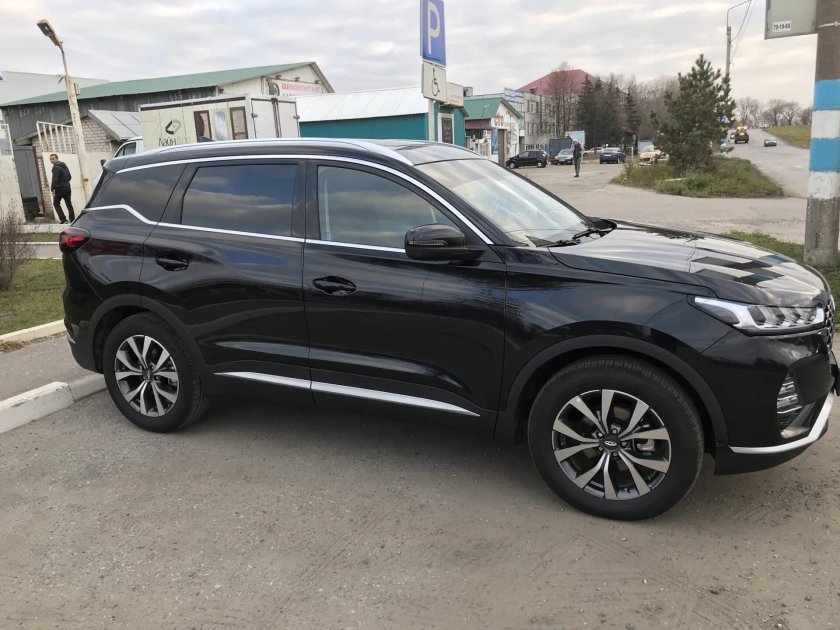 Чери Тигго 7 про черный