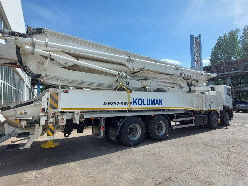 Автобетононасос мерседес бенц 37м стрела