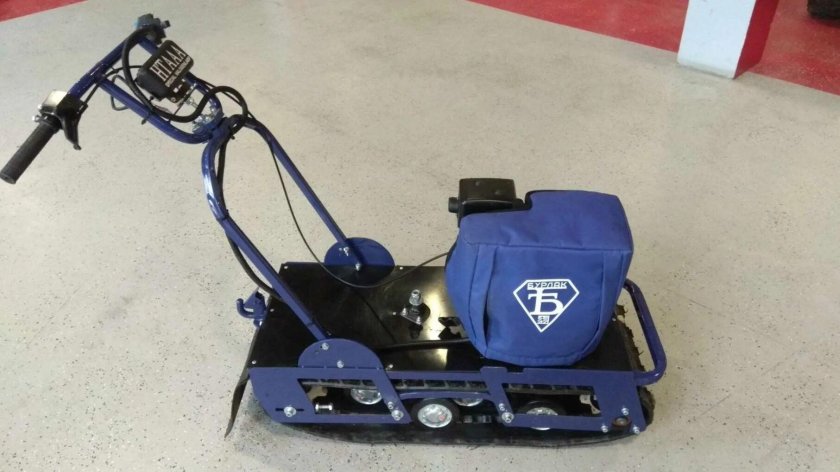 Мотобуксировщик Бурлак-м Практик