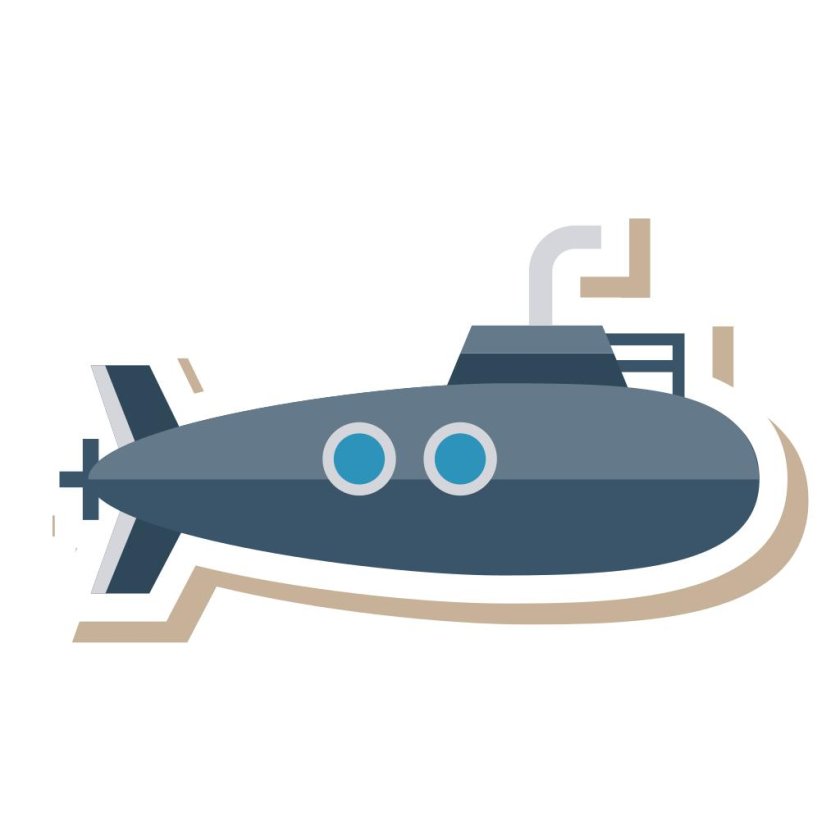 Подводная лодка пиктограмма