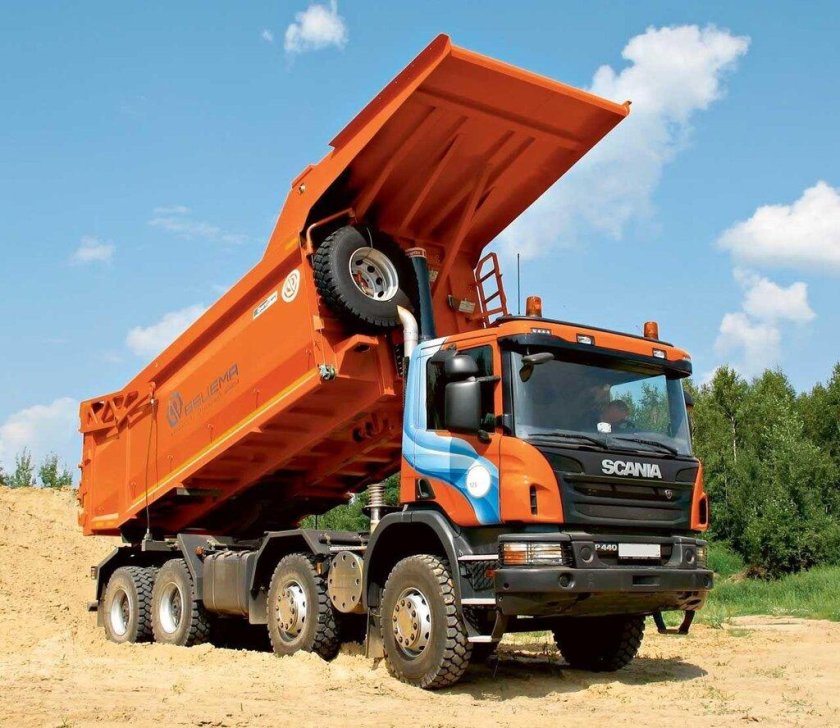 Scania p440 самосвал