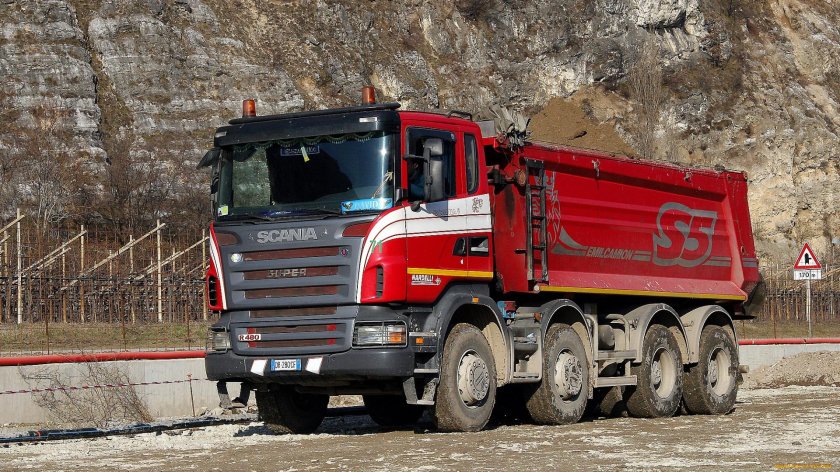 Scania p380 самосвал