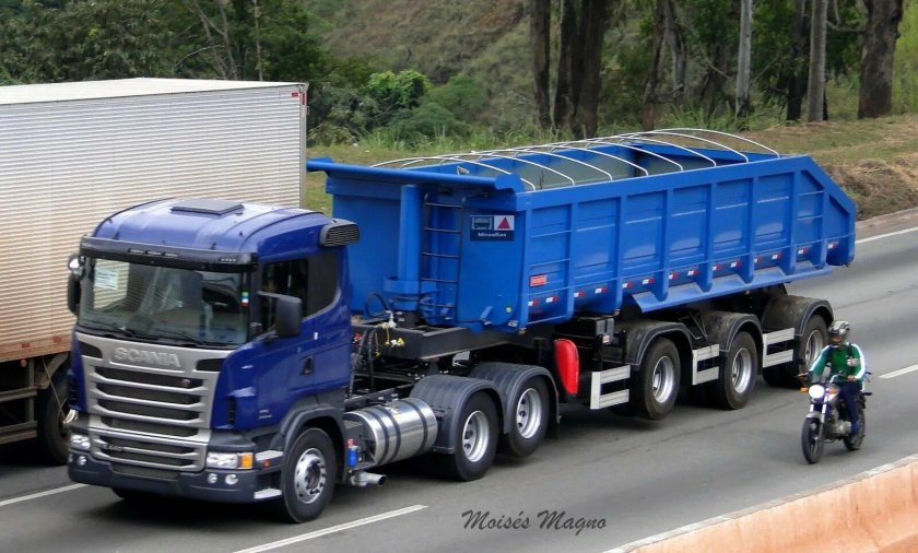 Самосвал Scania r600 8/4