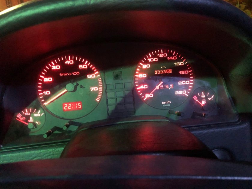 Ауди 80 90года приборная панель