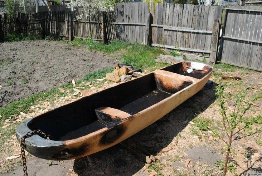 Казачья лодка каюк