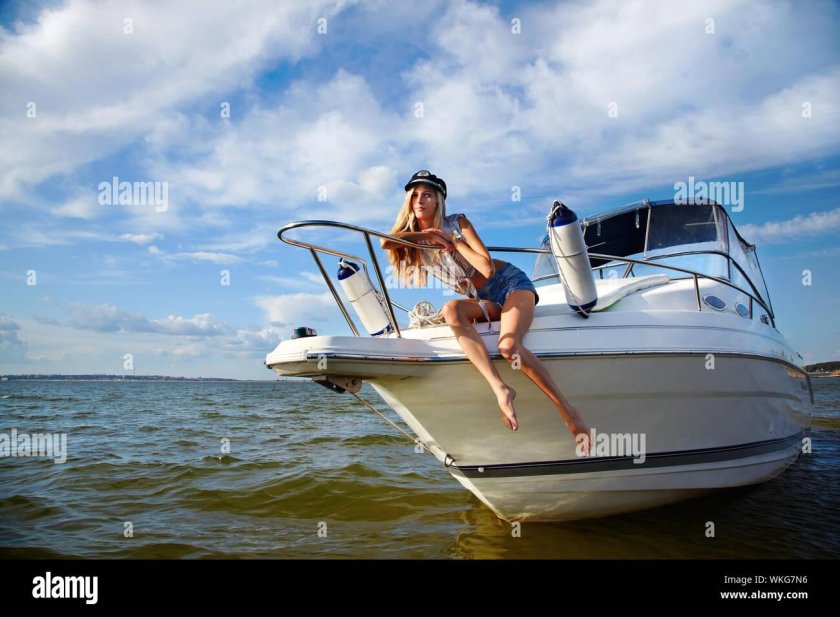 Фотосессия на катере