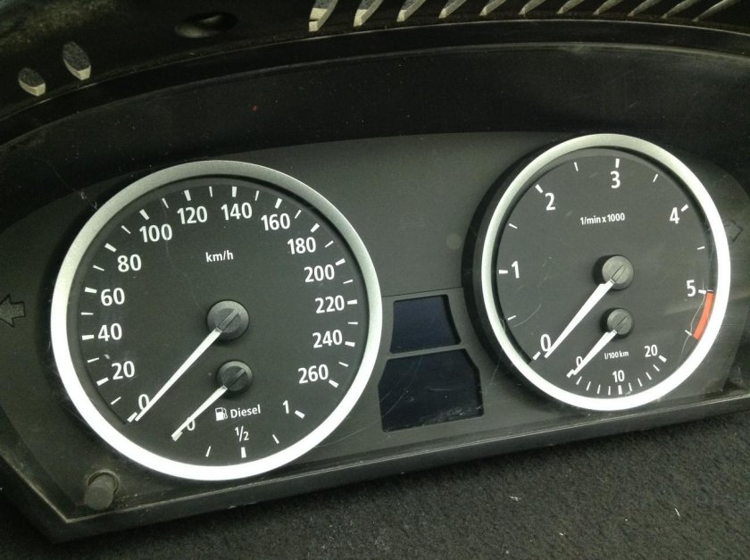 E60 приборка