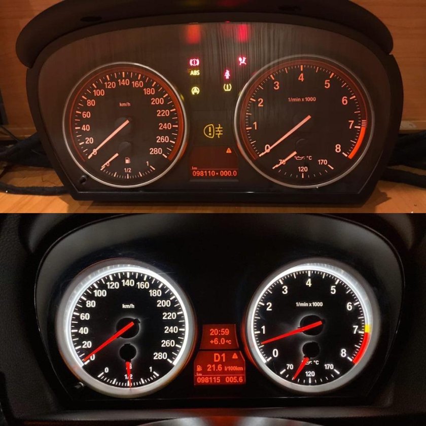 BMW e90 приборка