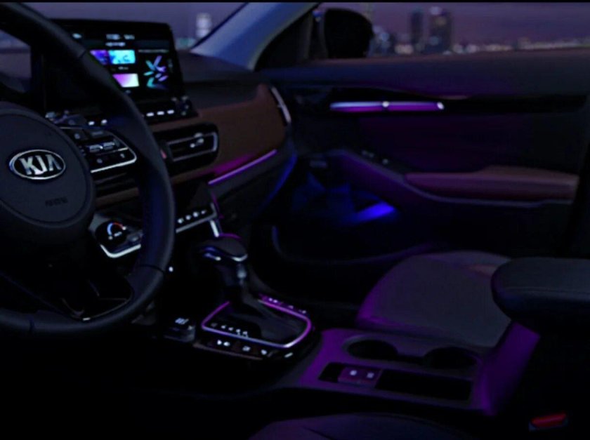 Kia k5 подсветка салона