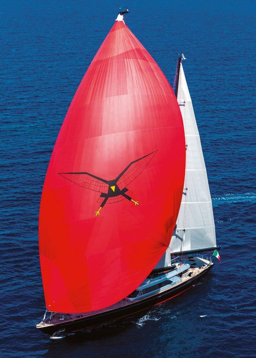 Спортивная парусная яхта