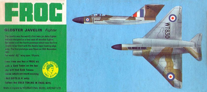 Gloster Javelin чертежи