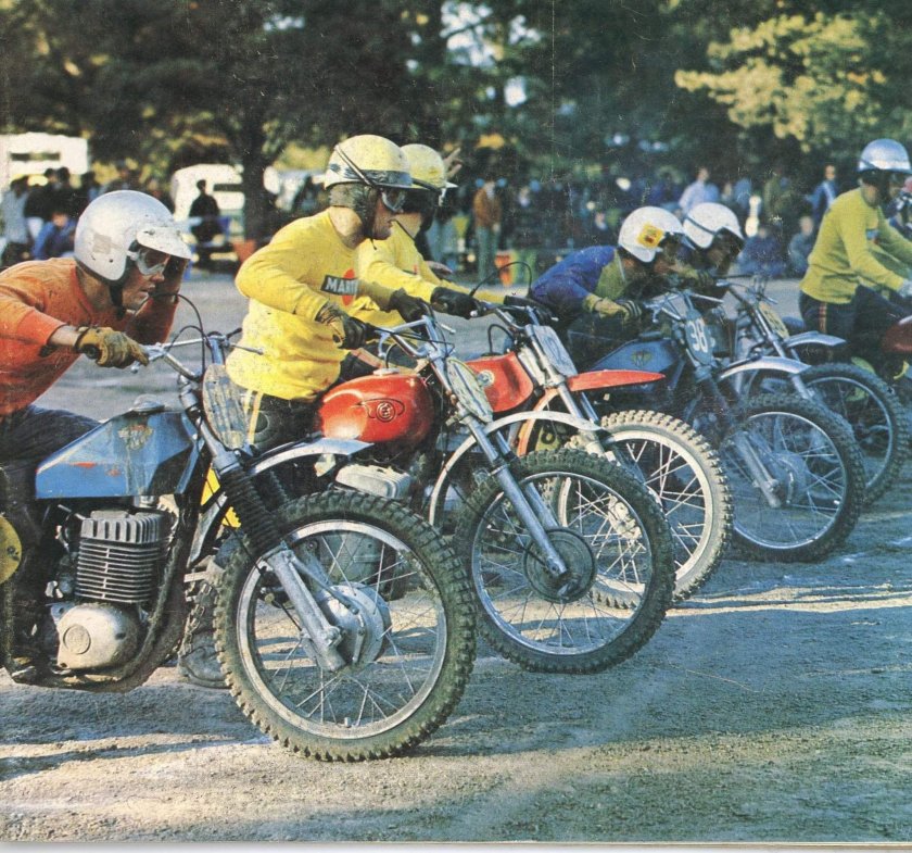 Ретро мотокросс