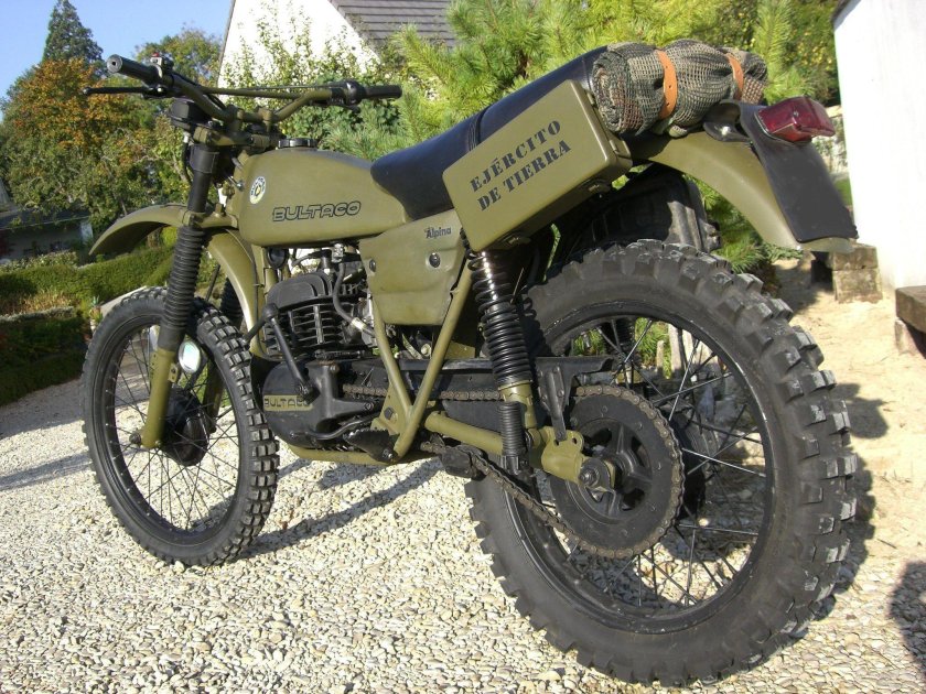 Военный мотоцикл эндуро