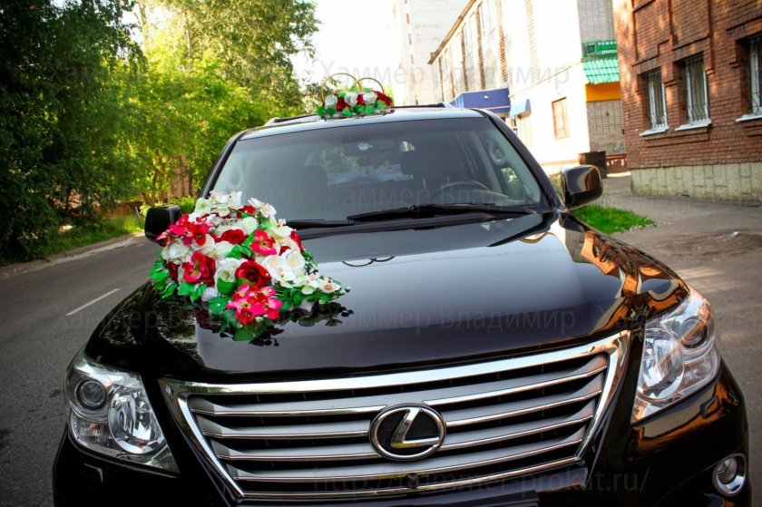 Свадебный Лексус 570 черный