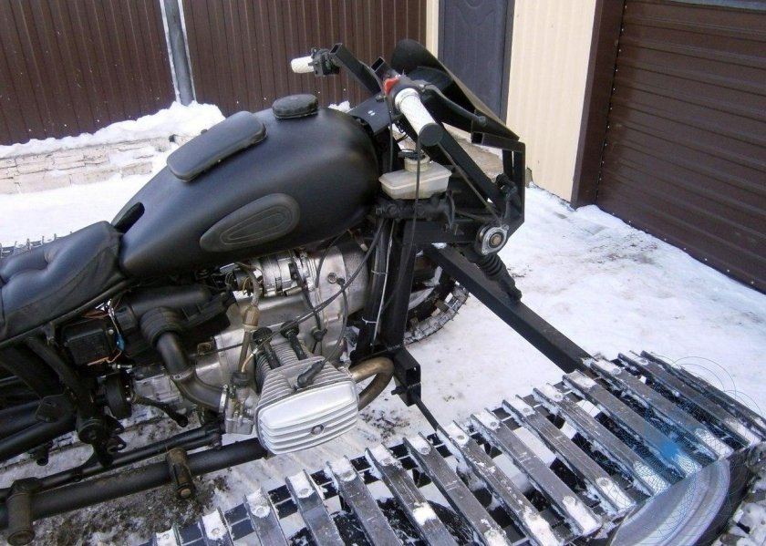 Снегоход из мотоцикла ИЖ Юпитер 5