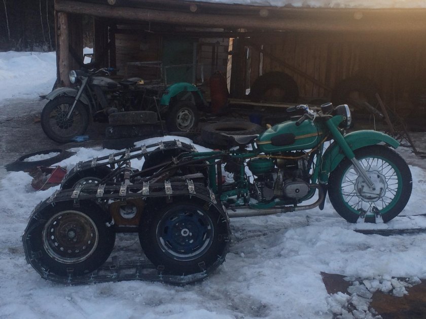 Каракат с мотоцикла Урал