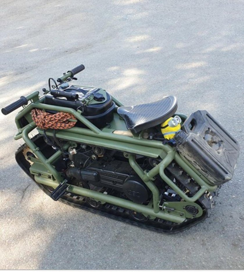 Гусеничный мотоцикл Мерсье