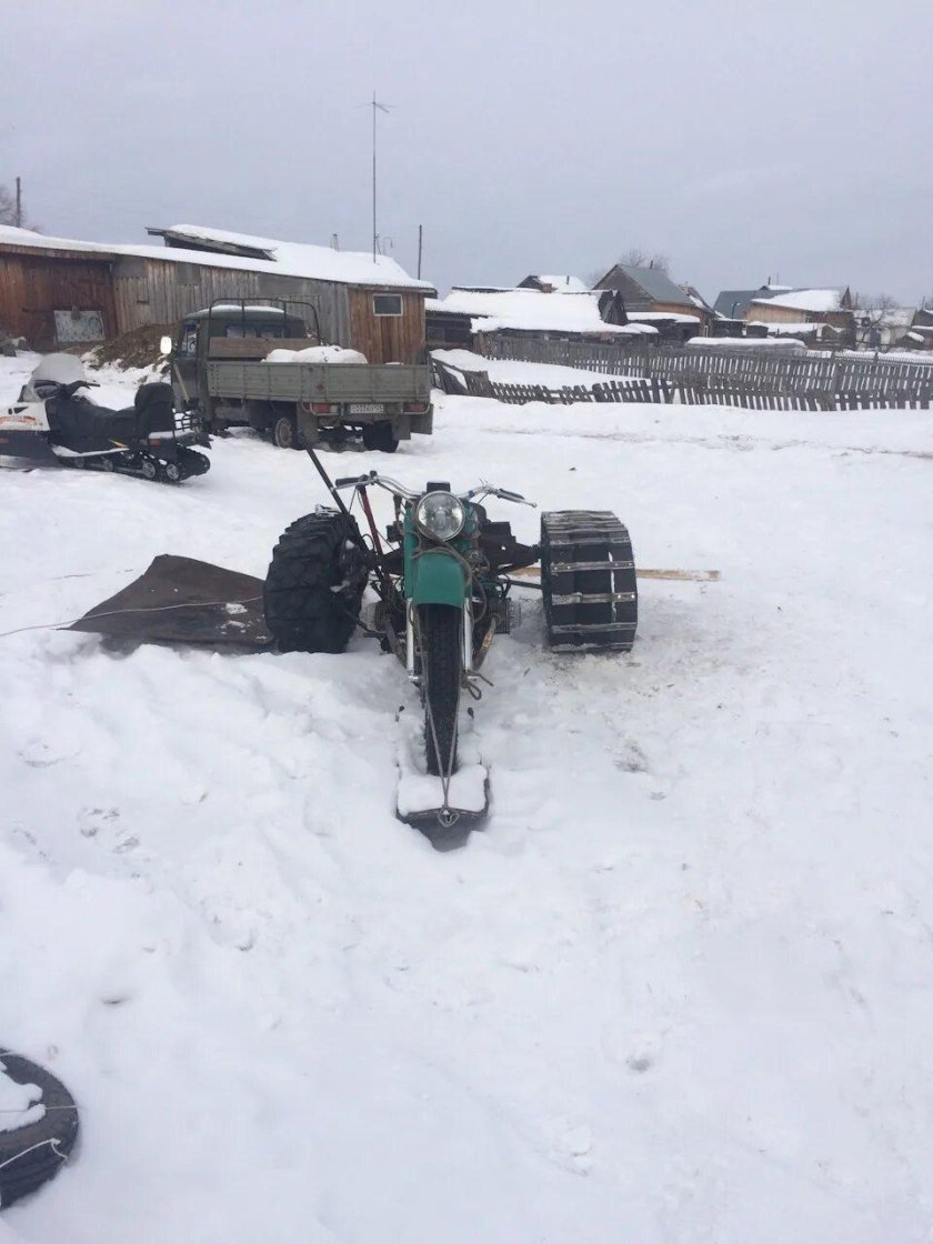 Вездеход с мотоцикла Урал