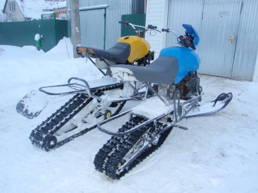 Снегоход из ИЖ Юпитер