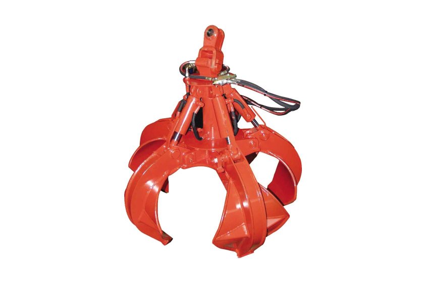 Грейфер гидравлический многочелюстной