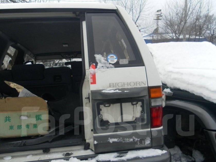 Isuzu Bighorn багажник