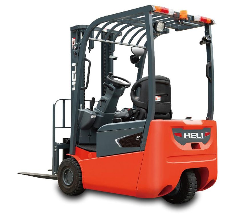 Электрический вилочный погрузчик