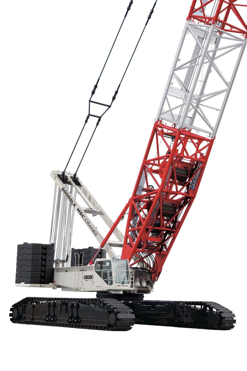 Гусеничный кран scc550a