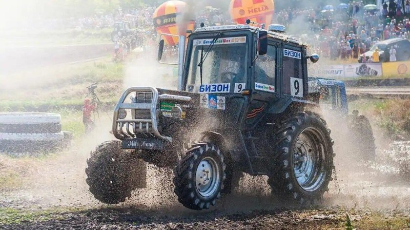 Трактора Бизон трек шоу