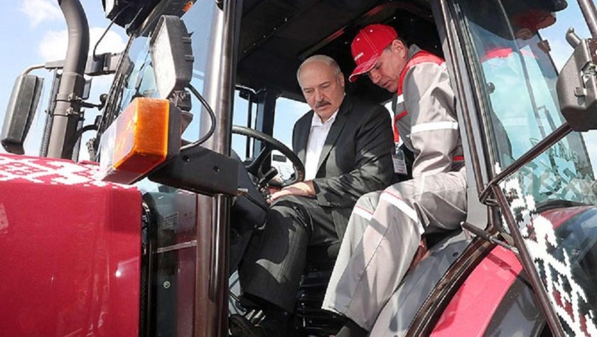 Лукашенко на МТЗ