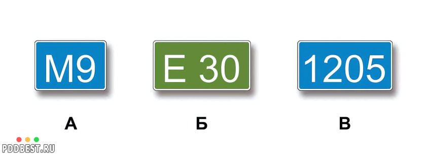 Номер дороги знак