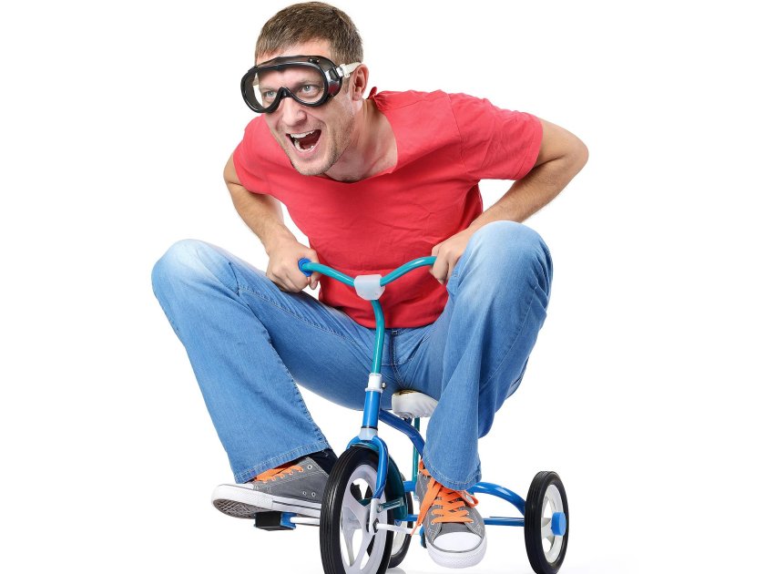 Человек на Велике