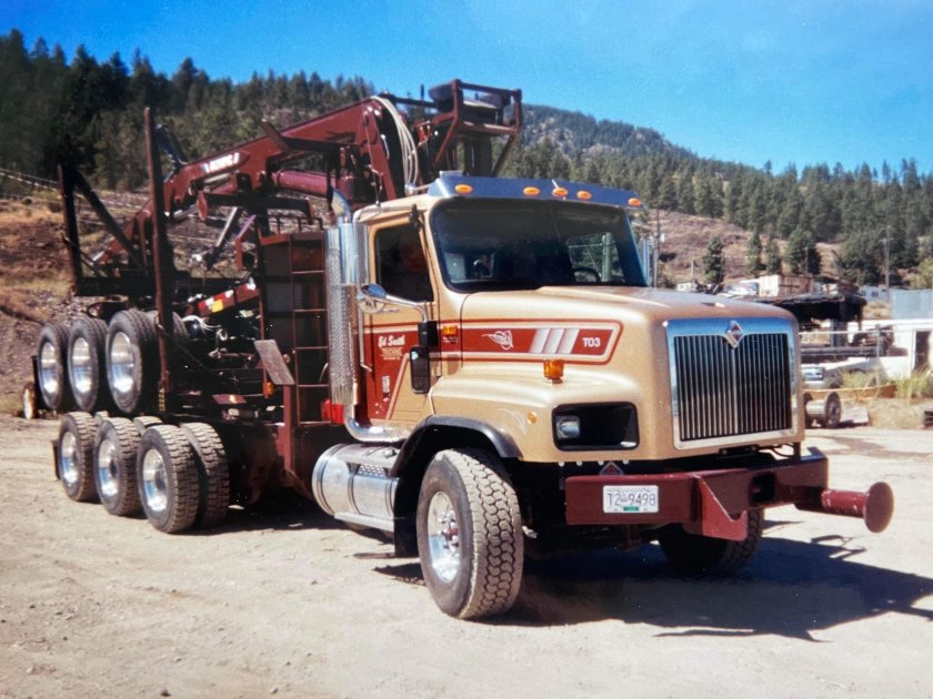 Western star 4900 лесовоз