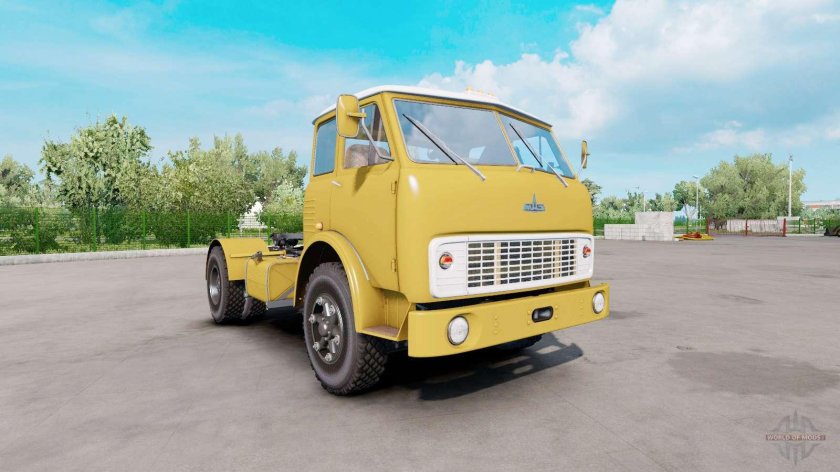 МАЗ 504в с полуприцепом