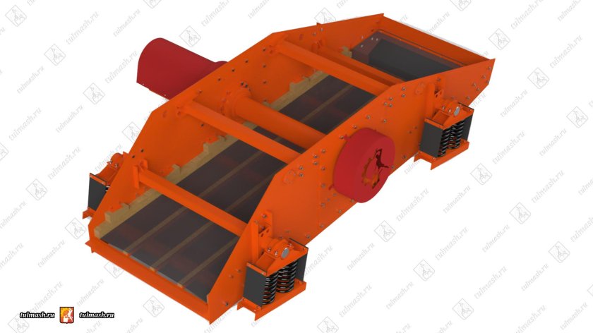 Двухситный инерционный грохот