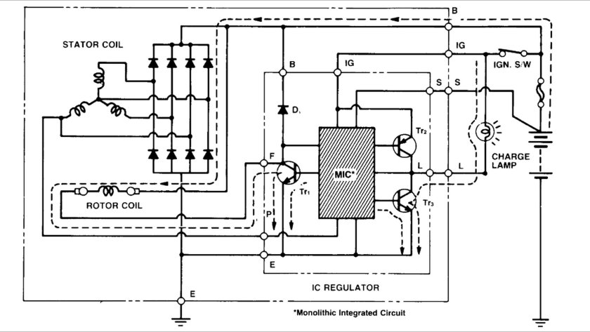 Схема подключения генератора Марк 2