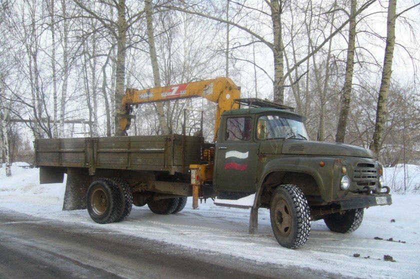 ЗИЛ 130 манипулятор
