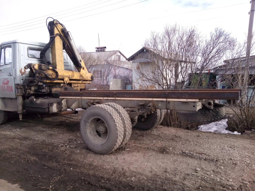 ЗИЛ 130 манипулятор