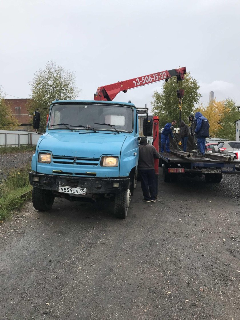 ЗИЛ бычок эвакуатор со сдвижной платформой