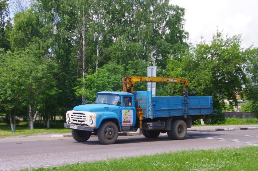 ЗИЛ 130 кран манипулятор